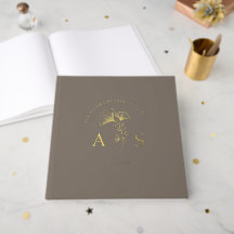 Feuilles de Ginkgo Élégantes en Noces de Grès et d