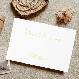 Livre D'or Fiançailles de réception de mariage personnalisé p