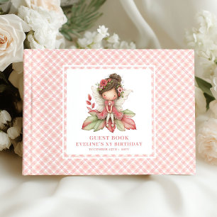 Livre d'or Fille Fée Magique Anniversaire Floral R
