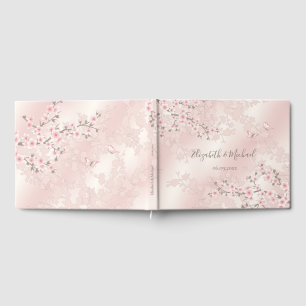 Livre D'or Fleur d'abricot en fleurs de cerisier MARIAGE