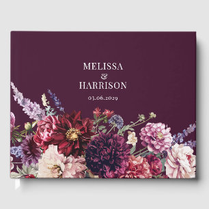 Livre D'or Fleur d'automne Dahlia Dark