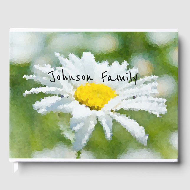 Livre D'or Fleur, marguerite, été (Recto)