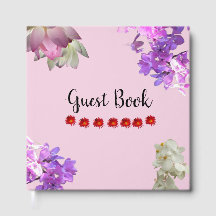 Livre d'or Fleur Rose