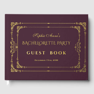 Livre D'or Fleurir Fête de Filles de Casino Art Déco