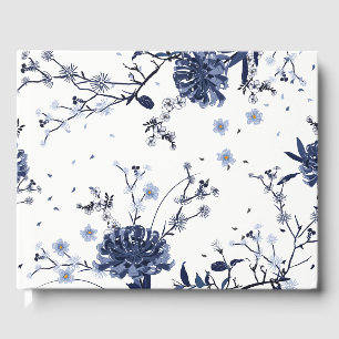 Livre D'or Fleurs bleues