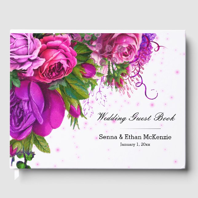 Livre D'or Fleurs Chic Glam Modernes (Recto)