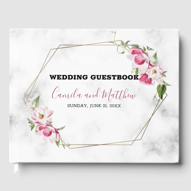 Livre D'or Fleurs colorées (Recto)