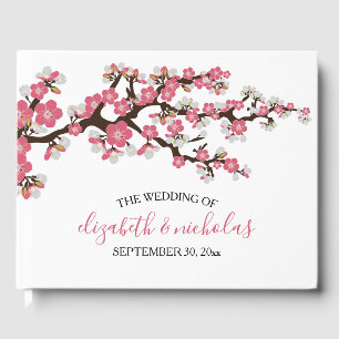 Livre D'or Fleurs de cerises Sakura Fleurs florales japonaise