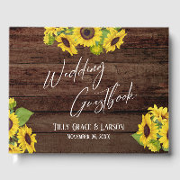 Fleurs de soleil en bois rustique écriture manuscr