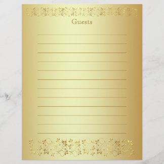 Livre d'or Floral