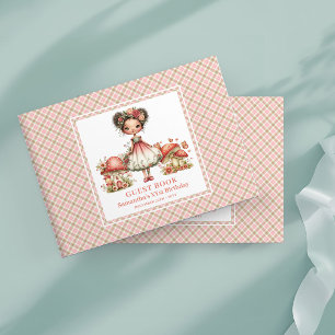 Livre d'or floral Champignon Douce Fée Rougeur