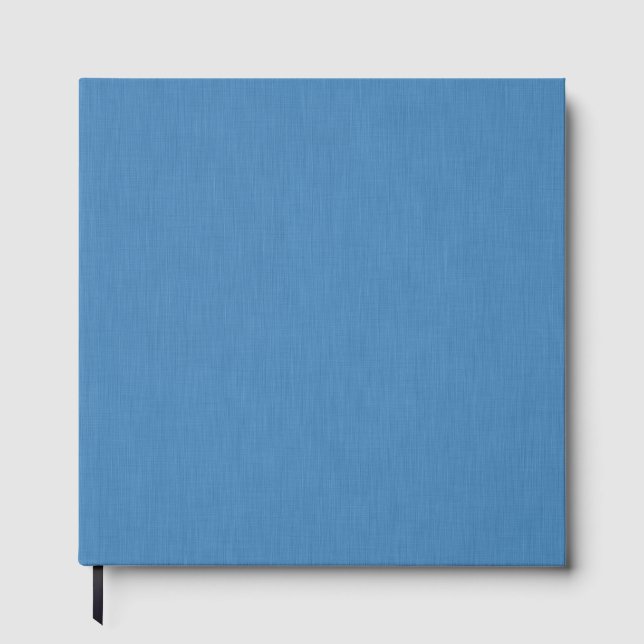 Livre D'or Fond texturé bleu simple et calme (Recto)