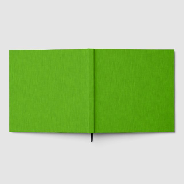 Livre D'or Fond vert citron texturé calme et simple (Complet)