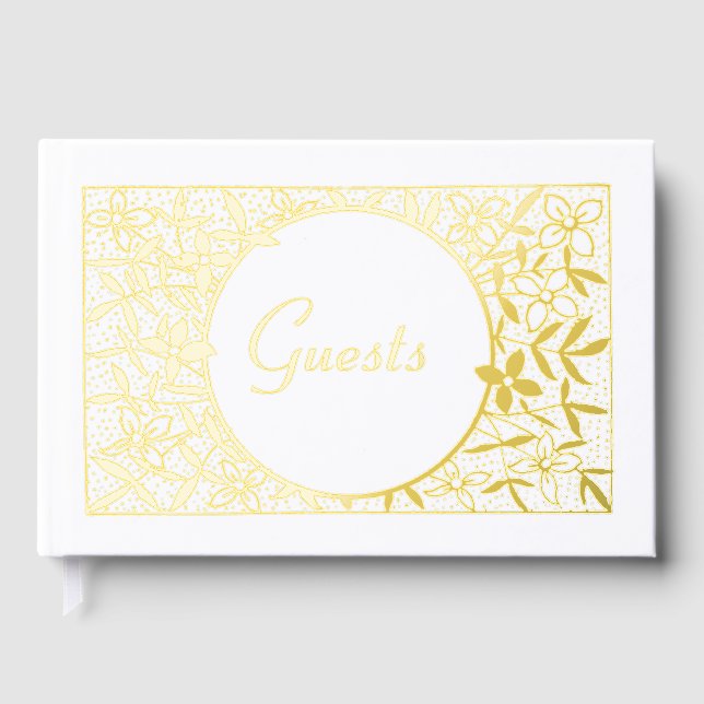 Livre D'or Frontière florale (Recto)