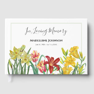 Livre D'or Funérailles d'une aquarelle aimée