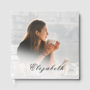 Livre D'or Funérailles Mémorial blanc superposition photo sim