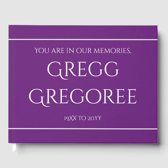 Livre D'or Funérailles minimes et ordinaires/Livre d'or commé (Recto)