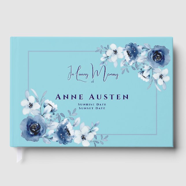 Livre D'or Funeral Guest Book (Recto)