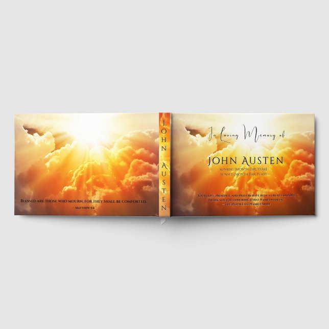 Livre D'or Funeral Guest Book (Complet)