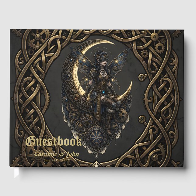 Livre D'or Gardien Fée Steampunk. (Recto)