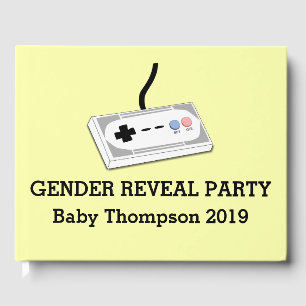 Livre D'or Genre Reveal Gamer Contrôleur Garçon Girl