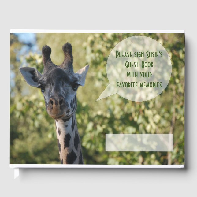 Livre D'or Giraffe (Recto)
