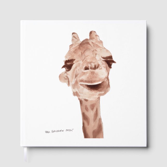 Livre D'or giraffe guest book (Recto)