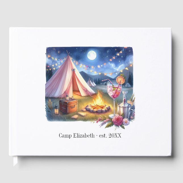 Livre D'or Glam Chic Camp Bride Bachelorette Week-end (Recto)