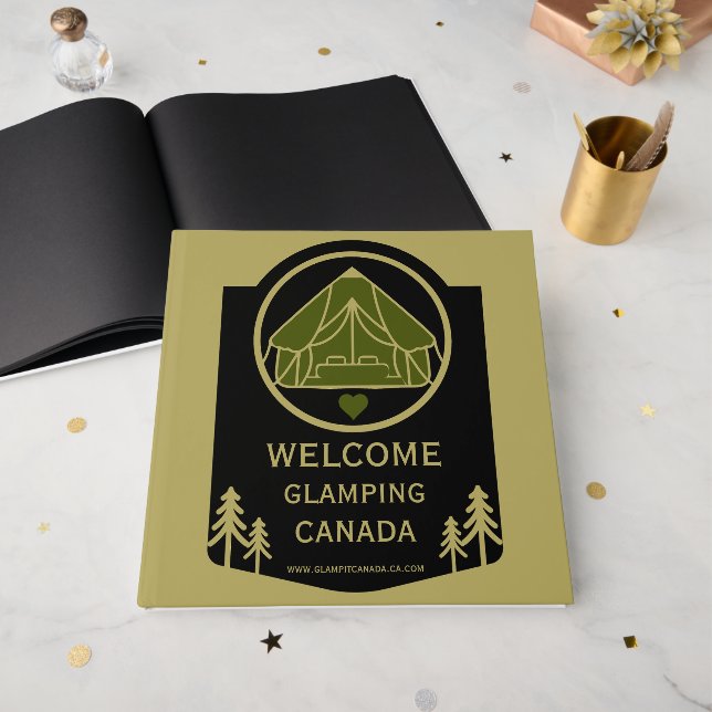 Livre D'or Glaming Canada Business (Recto ouvert)