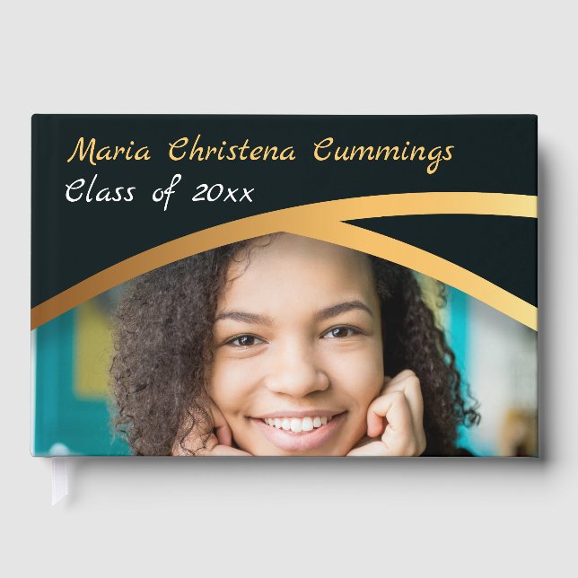 Livre D'or Golden Elegance Class Of Photo Graduation (Recto)