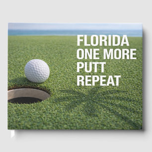Livre D'or Golf Floride thème avec balle sur le vert