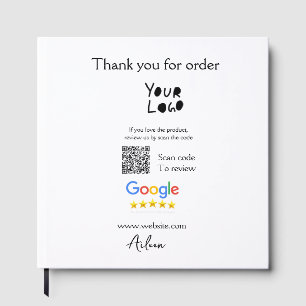 Livre D'or Google examen logo entreprise site Web scanner cod
