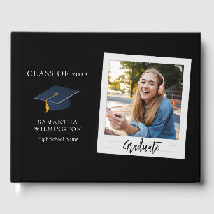 Livre D'or Graduation 2025 Photo Script Grad Party Guest Book