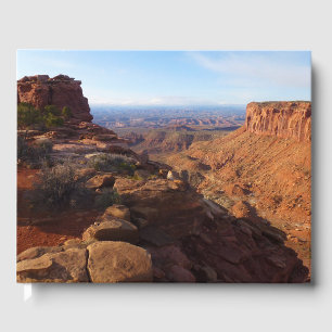 Livre D'or Grand View Point dans le parc national de Canyonla