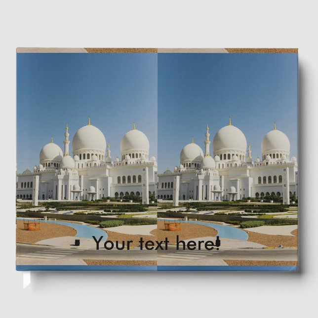 Livre D'or Grande Mosquée Sheikh Zayed, Abu Dhabi (Recto)