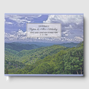 Livre D'or Great Smoky Mountains Nom du Mariage Date du lieu