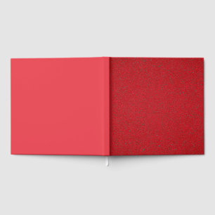 Livre d'or Half Matte & Noise Red – Personnalisabl