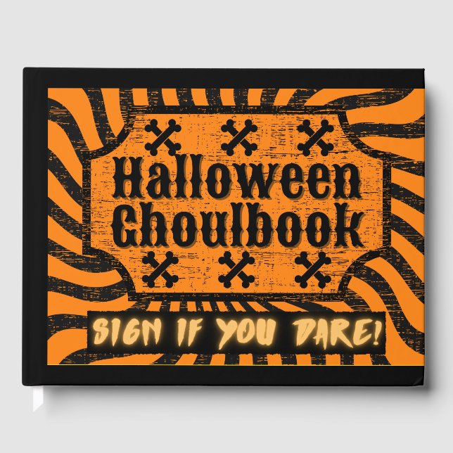 Livre D'or Halloween en détresse (Recto)