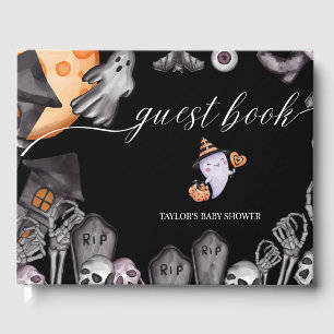 Livre D'or Halloween Petit Boo Cute Baby shower fantôme autom