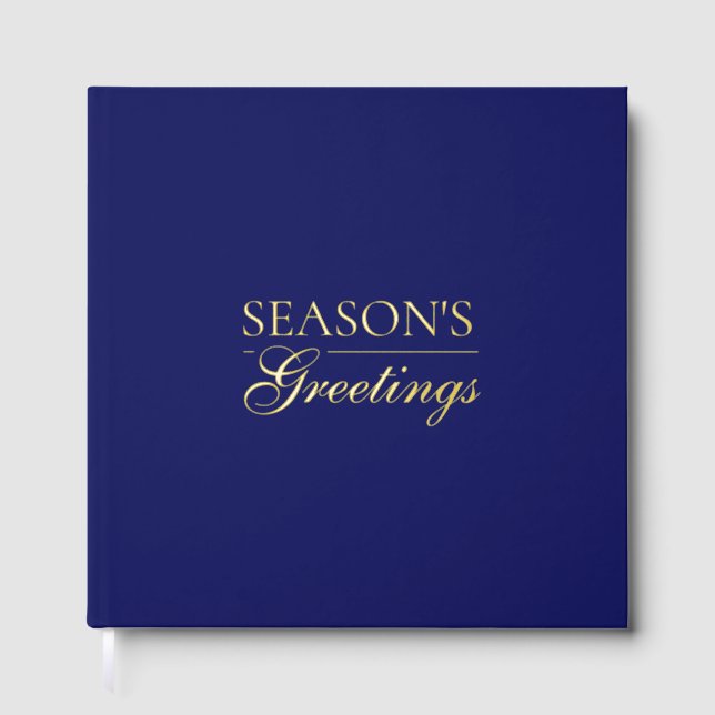 Livre D'or Happy New Year Merry Christmas Holiday Season (Recto)