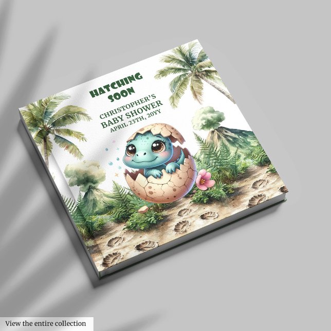 Livre D'or Hatching Bientôt Boy Baby Guest Book Keepsaké (Hatching Soon Boy Baby Guest Book Keepsake)