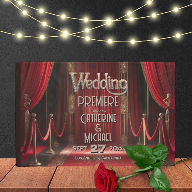 Livre D'or Hollywood Movie Red Carpet Premiere Mariage (Créateur téléchargé)
