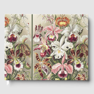 Livre D'or Impression botanique vintage d'orchidée par Ernst
