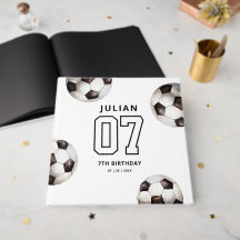 Invitation d'anniversaire de football pour garçons