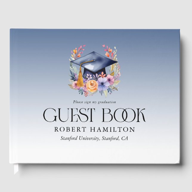 Livre D'or Invitation de la fête de Casquette de graduation F (Recto)