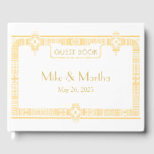 Invité de mariage Art Déco élégant Gatsby