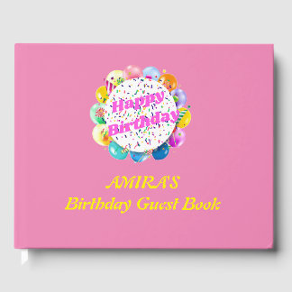 Livre D'or Invités d'anniversaire réserver(fille)