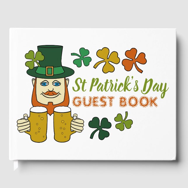Livre D'or Irish Leprechaun, Saint Patrick's Day (Recto)