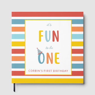 Livre D'or It's Fun To Be One Colorful Birthday Guest Book