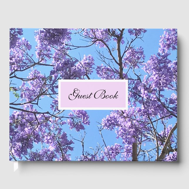 Livre D'or Jacaranda Blossoms (Recto)